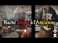 Forge dune petite hache avec des techniques anciennes avec miguel comme frappeur 