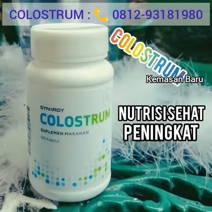 Synergy Colostrum Nutrisi Peningkat kekebalan tubuh.. Info & Pemesanan 📞 0812-93181980