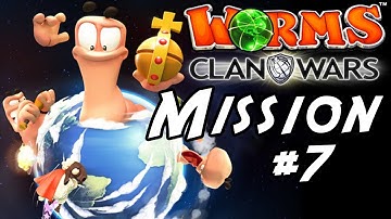 Worms Clan Wars Singleplayer Gameplay / Walkthrough Part 7 - Crate News ( Story Mission 7 )