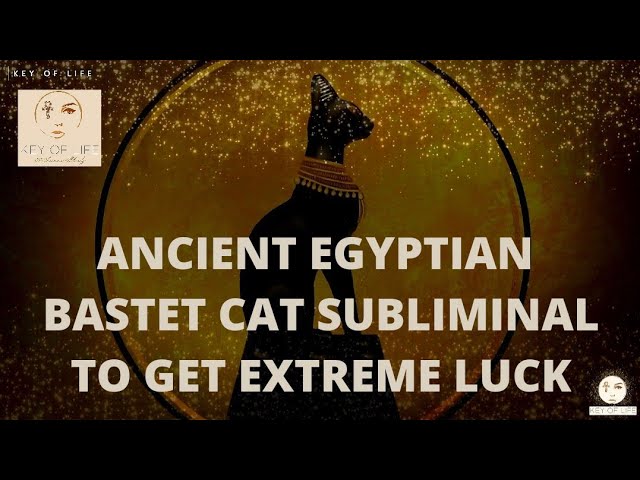 ⚠️Powerful Ancient Egyptian Goddess Bastet/ Bast Cat Subliminal To Get Extreme Luck / Healing Energy class=