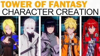Tower of Fantasy character creation guide