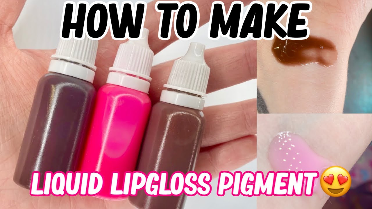 HOW TO MAKE LIP COLORANT **Liquid Pigment ** for Lipgloss 💄 