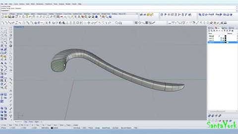 Sweep 2 Rail and Curve Network. #SantaYork