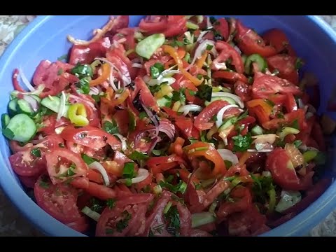 Video: Uzbek Salad