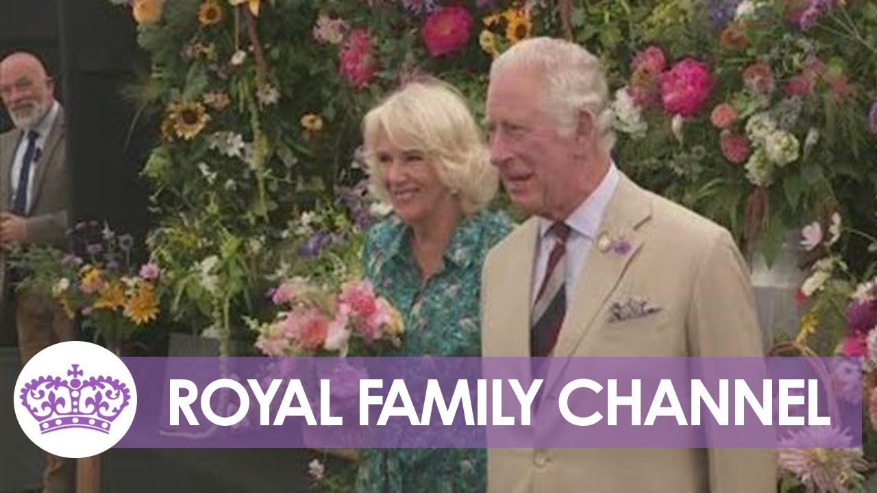 'Is That Edible?' Charles and Camilla at Sandringham Flower Show