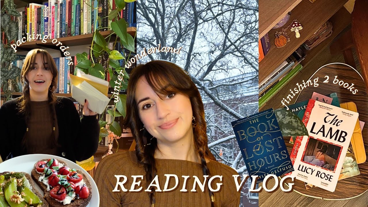 Уютный видеоблог о чтении | Первые книги года, волшебные зимние дни и упаковка заказов из интерне...