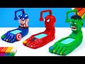 How to make bathtub mod superhero hulk spider man captain america and irronman with clay