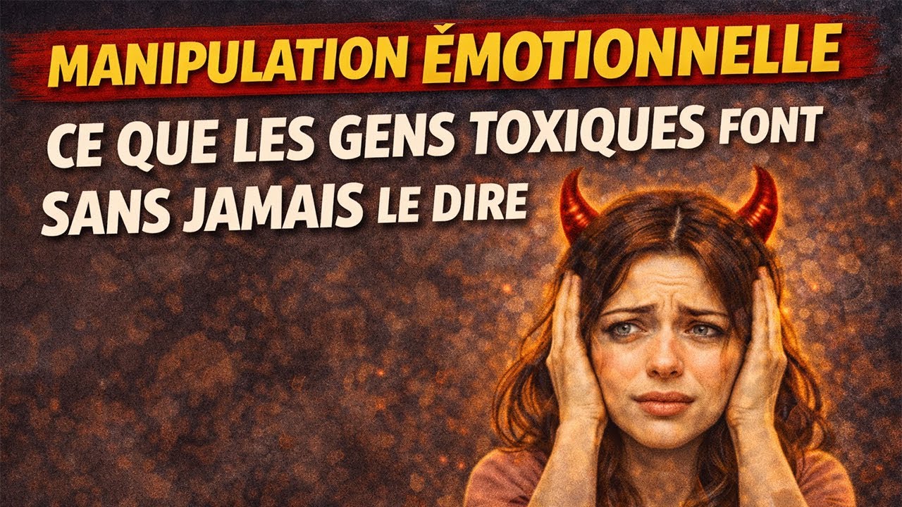 MANIPULATION ÉMOTIONNELLE : ce que les gens toxiques font sans jamais le dire