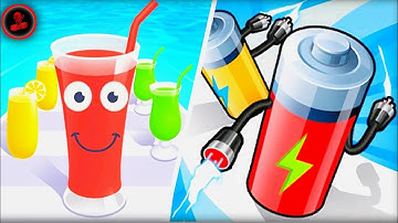 Juice Run | Battery Run - Gameplay Walkthrough Part 1 - All Levels (IOS, Android)