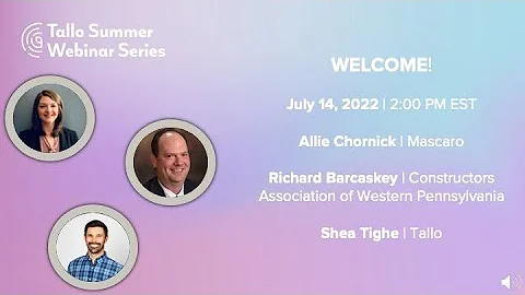 Summer Webinar Series | Richard J. Barcaskey | CAW...