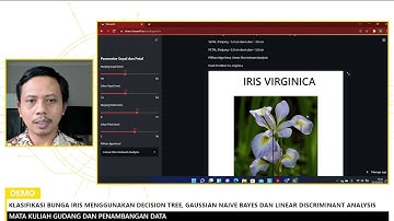 Klasifikasi Bunga Iris Menggunakan Decision Tree, Naive Bayes dan Linear Discriminant Analysis