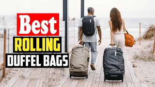 ✅Top 10 Best Rolling Duffel Bags For Easy Traveling in 2025