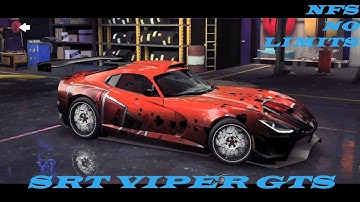 NFS No Limits | SRT VIPER GTS max stage customization!