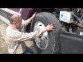 How to check and ballance big truck tire at home