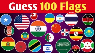 Guess the 100 Flags in 3 seconds | ultimate flag quiz
