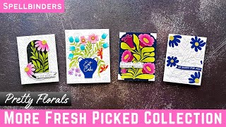 Pretty Floral Dies! More Fresh Picked Collection w/ Spellbinders #teamspellbinders #neverstopmaking