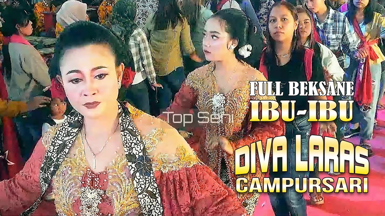 Kesenian tayub Jawa timur ala Tengger karawitan diva laras full beksan ibu-ibu