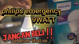 Comparison LED Philips 8w, 12w, Scene Switch 9,5w Color Change, 9w Brightness Change, 18w Genie