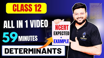 Expected and Repeated Question of Determinants I Class 12 DeterminantsI NCERT Expected Questions