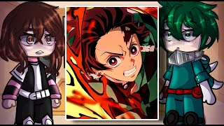 Mha React To Demon Slayer // Gacha Club