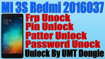 MI 2016037 Phone Lock & MI Account Removed by UMT Pro Tool