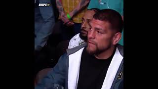 Nick Diaz in attendance at UFC 261