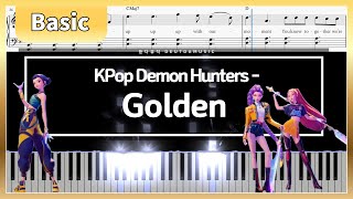 Golden (初級バージョン) - KPop Demon Hunters(ケーポップ・デーモン・ハンターズ)