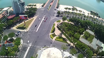 Camera nút giao thông Tây Cầu Rồng Đà Nẵng 13/09/2020 09h20-11h20