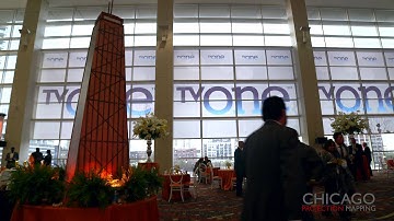 3D Projection Mapping at McCormick Place Conference Center - Chicago Projection Mapping