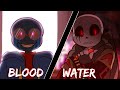 Blood // Water animation meme | Yandere Mr. Error & Fell!Ink [FLASHING LIGHTS]