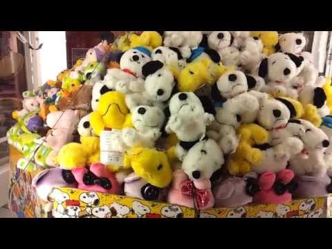 スヌーピー ゲットしました Ufoキャッチャー 3 Snoopy Japanese Crane Game Youtube