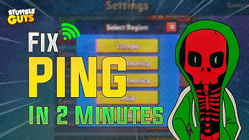 How To Fix High To Low Ping In Any Server Stumble Guys Tips Settings #stumbleguys #fixlag #ping #yt