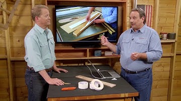 Our Secret Weapon in Woodworking... Double-Sided Tape!