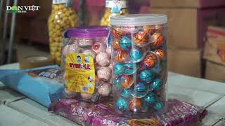 Triệt phá kho bánh kẹo nhập lậu quy mô lớn ở Hà Nội chuyên hoạt động 