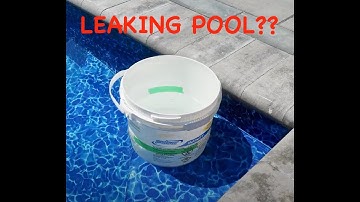 Bucket Test - How to tell if your swimming pool has a leak