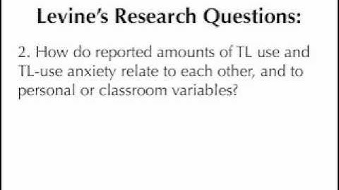 Classroom Target Language Use by Instructors and Students