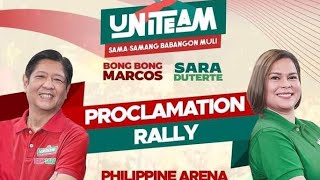 UniTeam Proclamation Rally | Bongbong Sara 2022