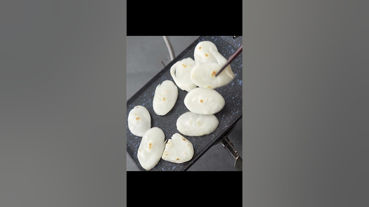 겨울별미 가래떡(떡국떡) 굽기
