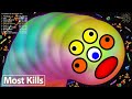 Worms Zone IO Best Player Top 1 Slither Snake Epic Master Troll  Funny Moments