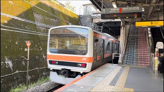 武蔵野線 209系500番台 M71編成 各停 府中本町行き 発車シーン@東所沢駅