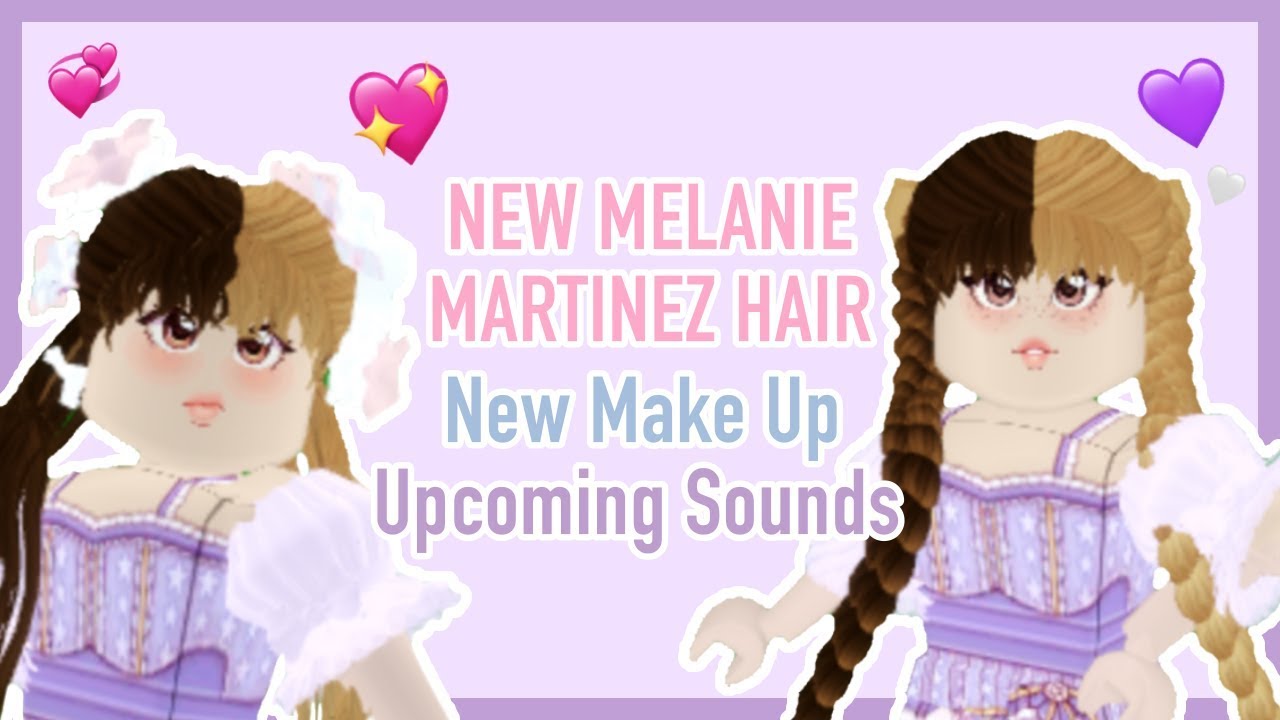 Royale High New Melanie Martinez Hair New Make Up And Upcoming Sounds Youtube - melanie martinez roblox outfit k 12