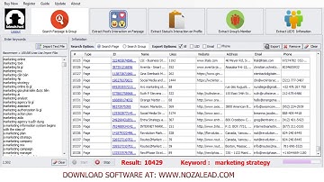 facebook email extractor plugin
