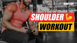 SHOULDER MUSCLE'S හදාගන්න GYM workout එකක් | 💪Vlog 02 screenshot 5