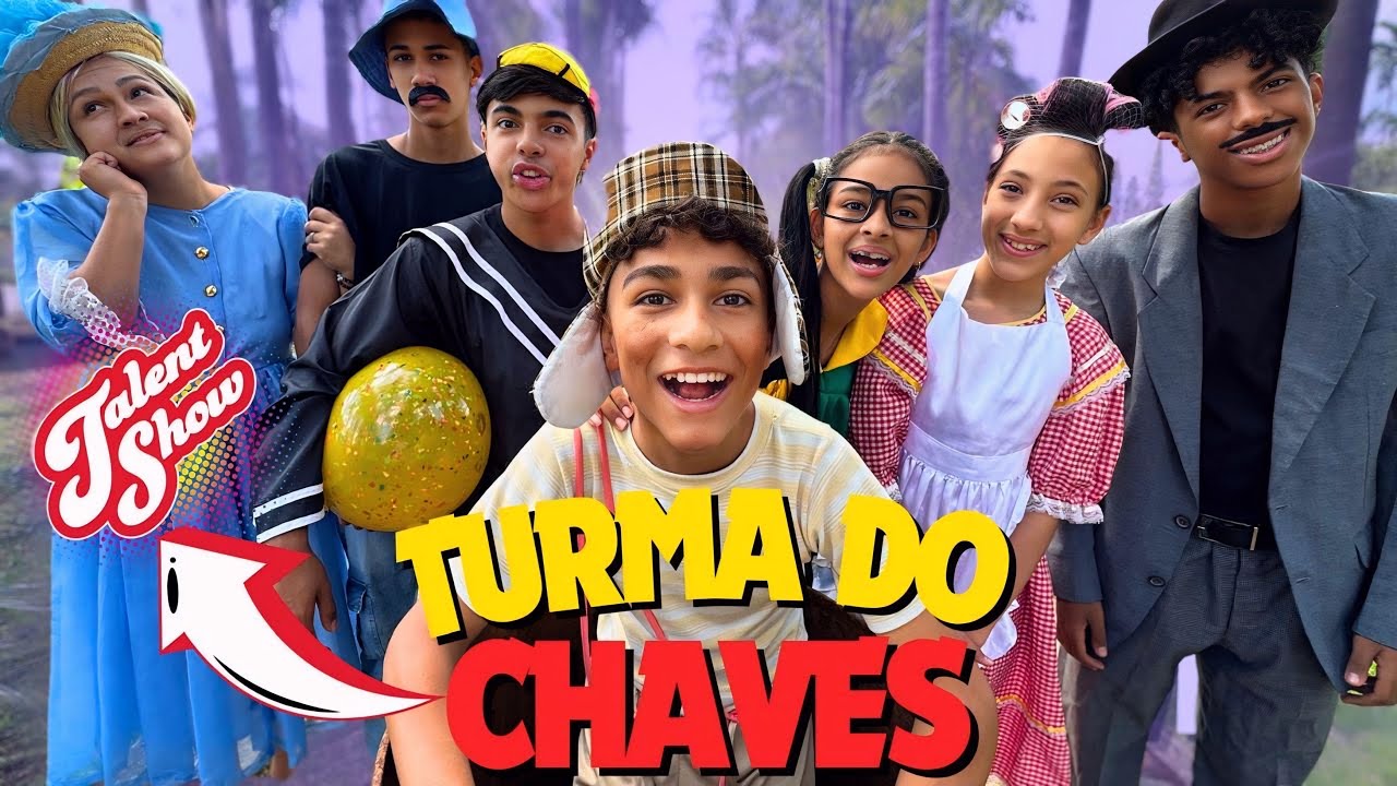 SHOW DE TALENTOS COM A TURMA DO CHAVES*quem será que vai ganhar? (Feat:Estevão e Gabriel)
