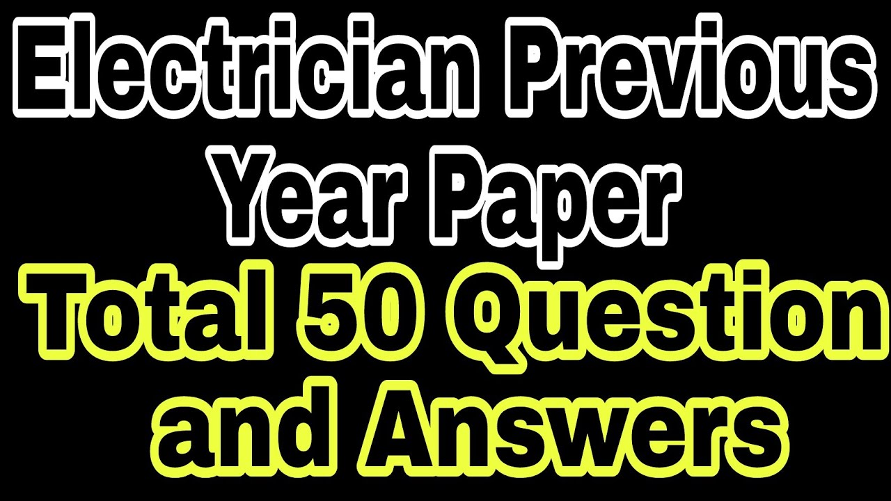 Uppcl TG2 | Technician Line Electrician Previous year paper (part 1) uppcl भर्ती 2019