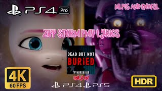 TryHardNinja - Dead But Not Buried (FNAFSL Funtime Foxy Song) (Zipp Storm PMV Lyrics)(PS4 PMV Video)
