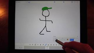 How to Create a Frame-by-Frame Animation using the Animation and Drawing by Do Ink app on the iPad screenshot 3