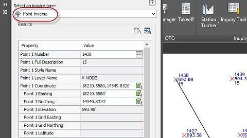 Using Civil 3D to Inverse Between two Points