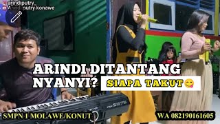 ARINDI DI TANTANG NYANYI