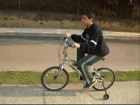 Samuel e sua bike